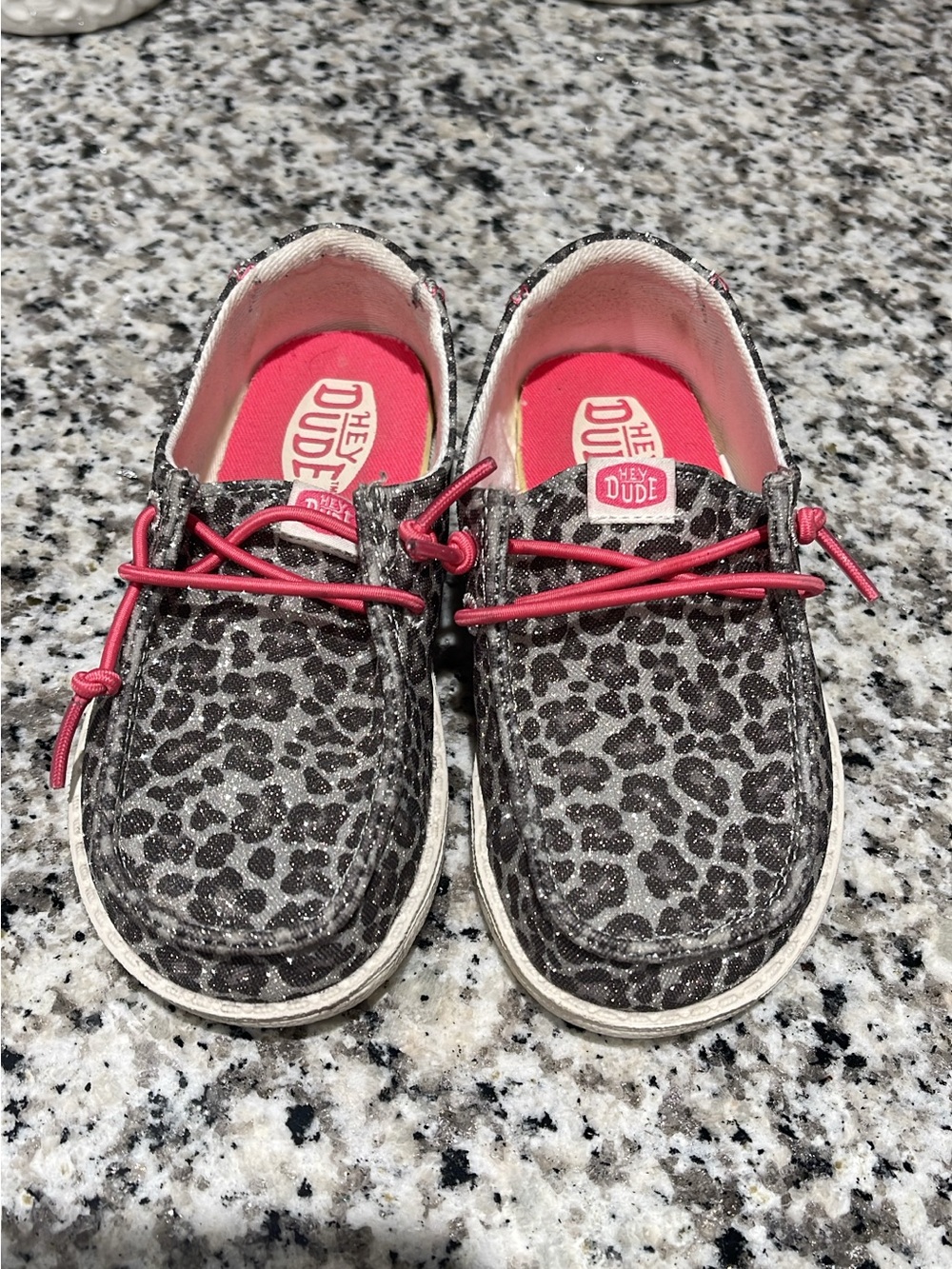 Kids Leopard Print Heydudes